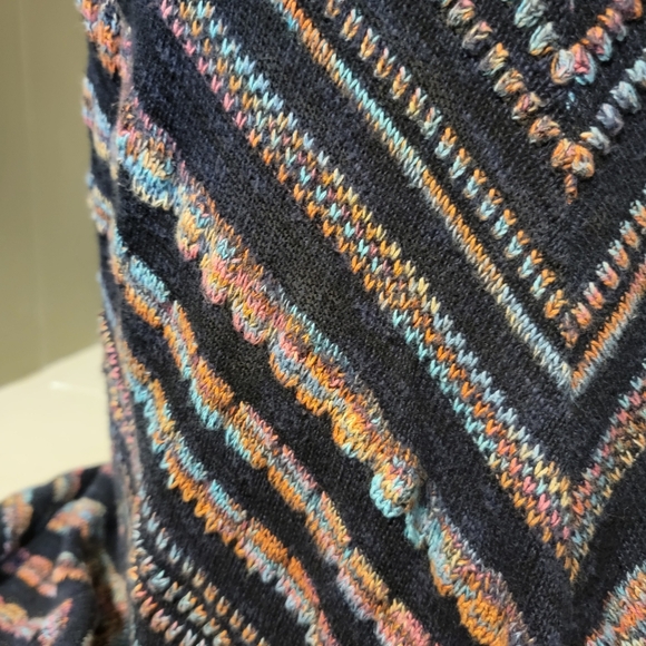 Bohemian Crocheted Top, Medium, Multi Colored - Picture 3 of 3